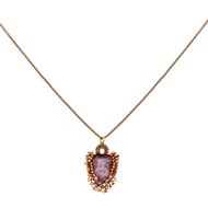 Necklace Ayala Bar Woman Plum Wine in Metal Alloy Cristallo H3632